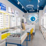Wnętrze salonu optycznego Family Optic w M1 Czeladź