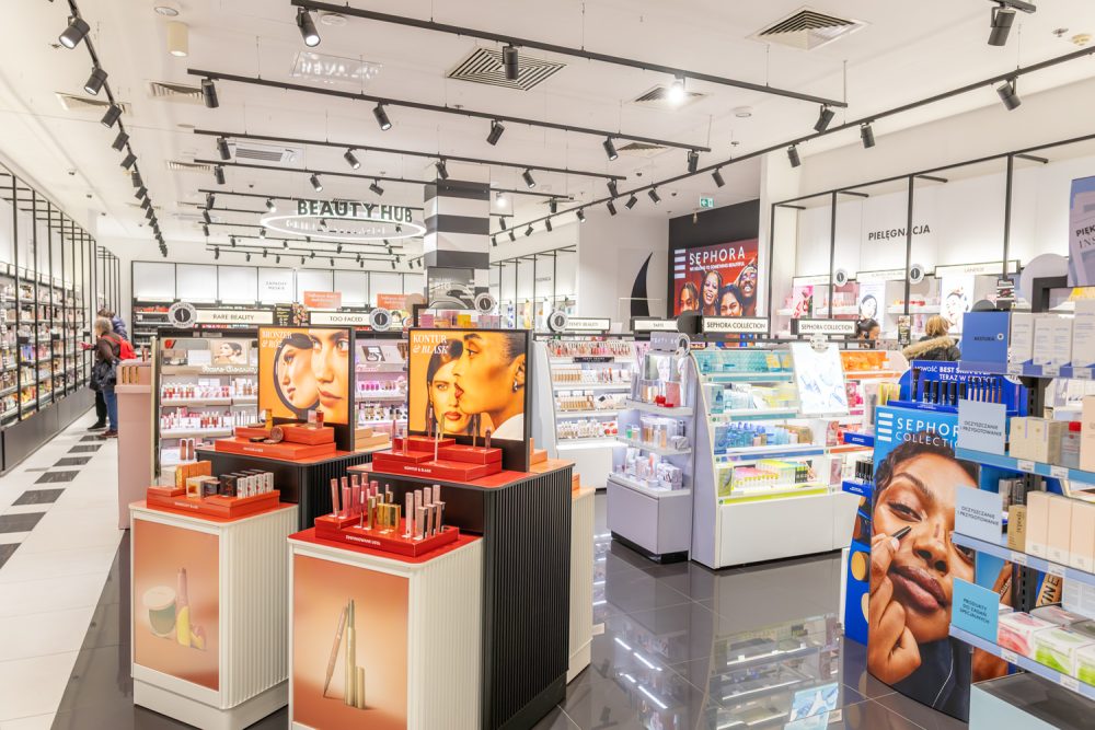 Asortyment drogerii Sephora w M1 Czeladź