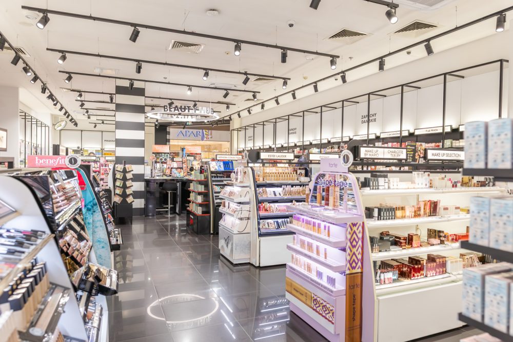 Asortyment drogerii Sephora w M1 Czeladź
