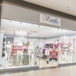 Witryna sklepu Vanilla Body Shop w M1 Czeladź