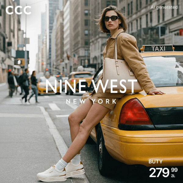 grafika promująca nowości Nine West w CCC